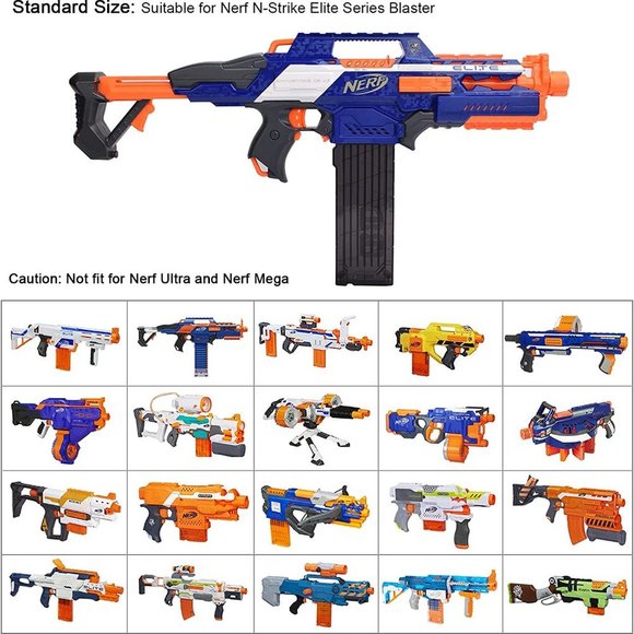 Soft Dart Clips, 18-Darts Quick Reload Clips Magazine Clips for Nerf Dart Gun - Picture 6 of 6